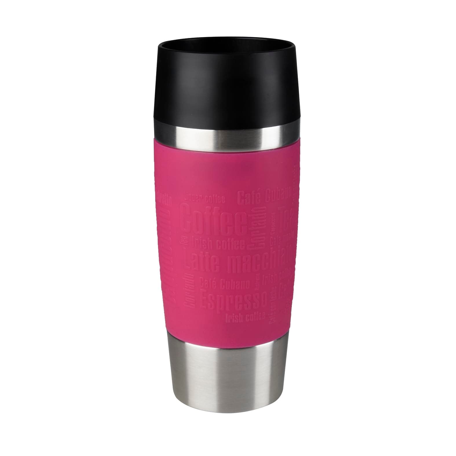 Emsa Travel Mug Classic 360 ml, Thermobecher Kaffee to go, Isolierbecher, hält 4h heiß und 8h kalt, 100 Prozent dicht, auslaufsicher, Quick-Press-Verschluss, 360°-Trinköffnung, 513550
