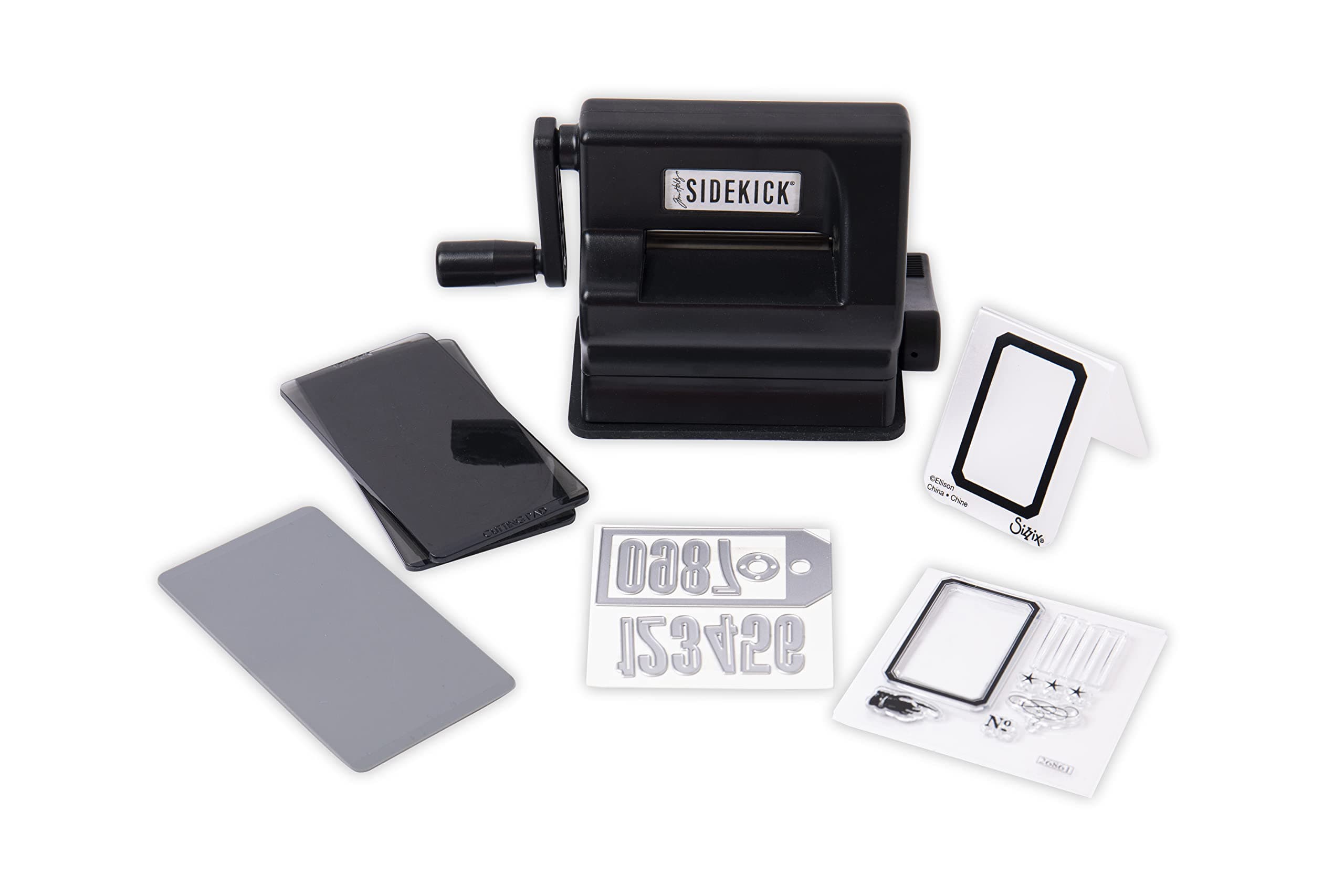 Sizzix Tim Holtz Sidekick Starter Kit Manuelle Stanz- und Prägemaschine, 6.35cm
