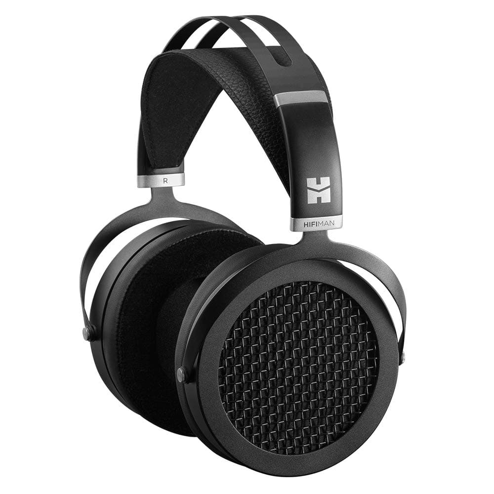 Hifiman Sundara Over-Ear-Kopfhörer, magnetisch, mit Hi-Fidelity-Design, einfach zu bedienen, geeignet für iPhone/Android, bequemer Kopfbügel, offenes Headset, einfach zu ersetzen, Schwarz