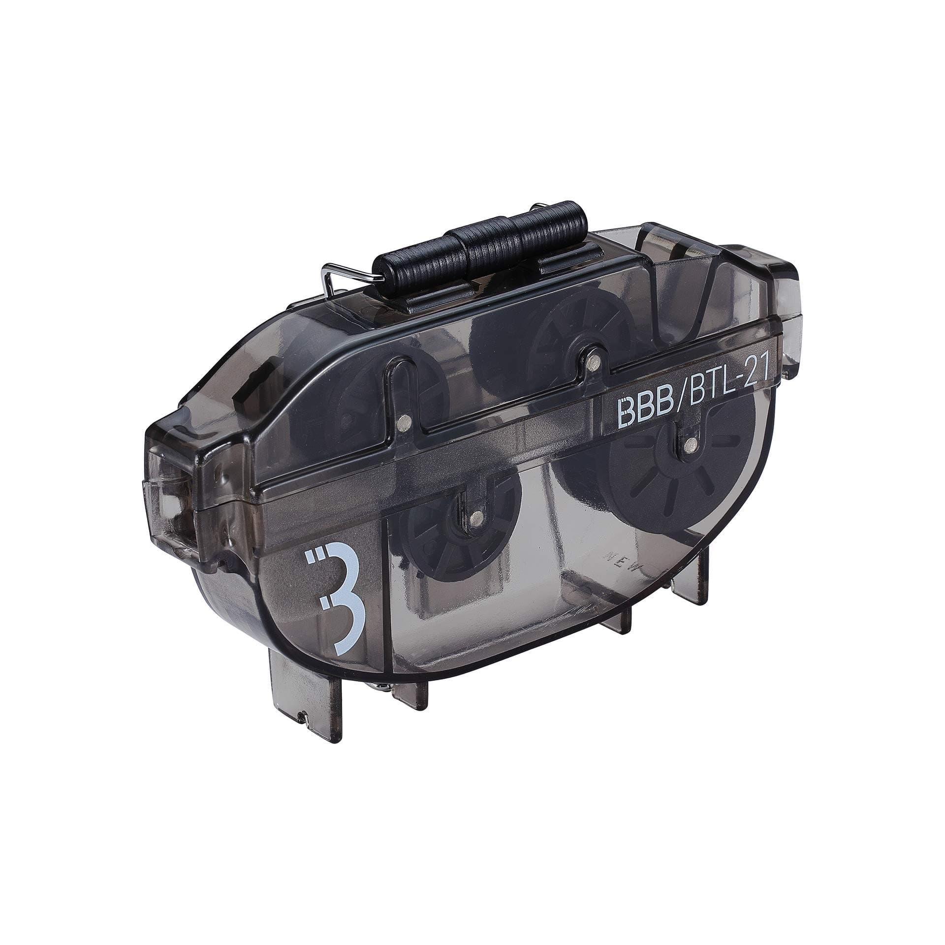 BBB Cycling Fahrrad Kettenreinigungsgerät für Fahrräder Kettenreiniger Fahrradkette Fahrradkettenreiniger Fahrradwerkzeug Bike Cleaner Bright & Fresh BTL-21, smoke